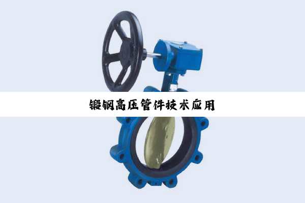 锻钢高压管件技术应用